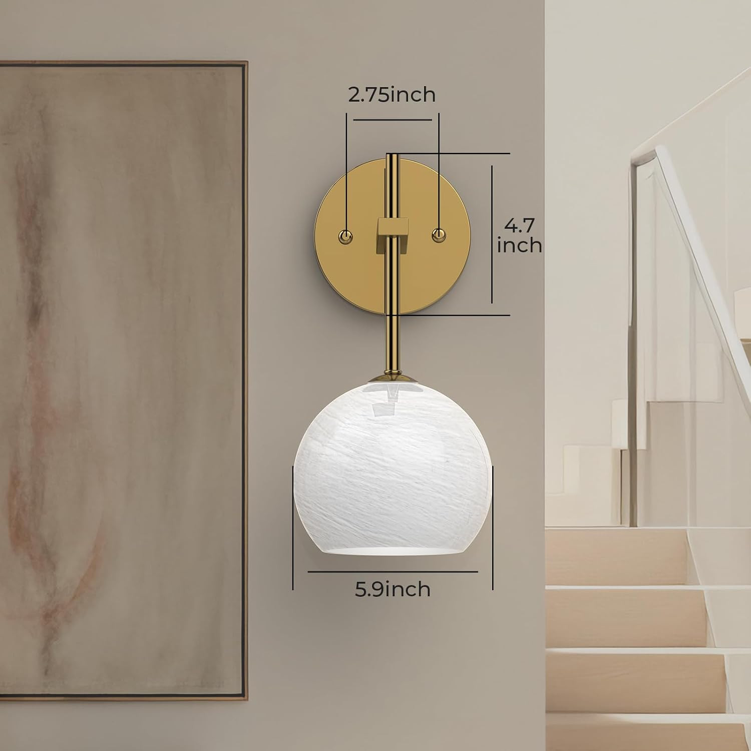 Wall Sconces Set of Two, Wireless Battery Operated Wall Decor with Remote, Sconc