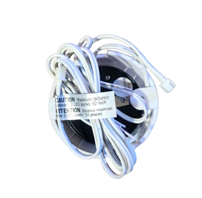 Liteline UCP-LED1-WH LED Under Cabinet Puck Light Warm White 3000K 130 Lumens