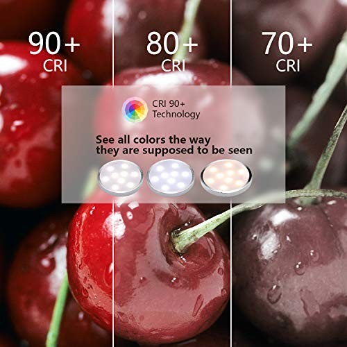 LABOREDUCER Under Cabinet Lighting Plug in 3 Pack.12V LED Under Warm White