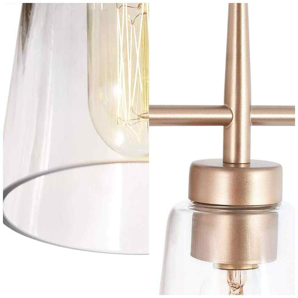 Uolfin Gold Bell Bathroom Vanity Light 2-Light Modern Powder Room Vanity Light