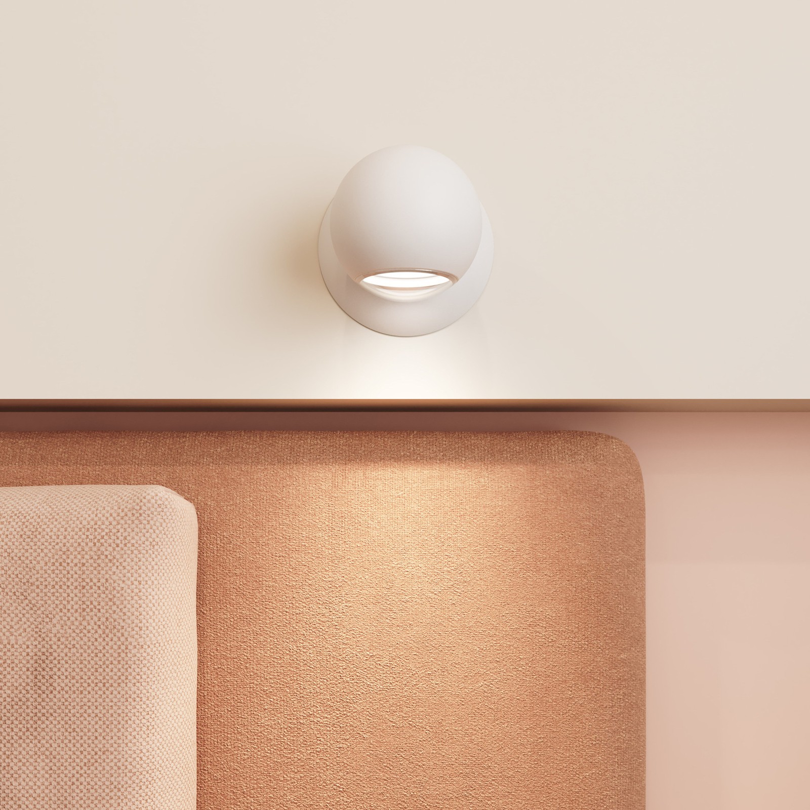 Sonneman 7500 Hemisphere 5″ Tall LED Wall Sconce – Natural Anodized
