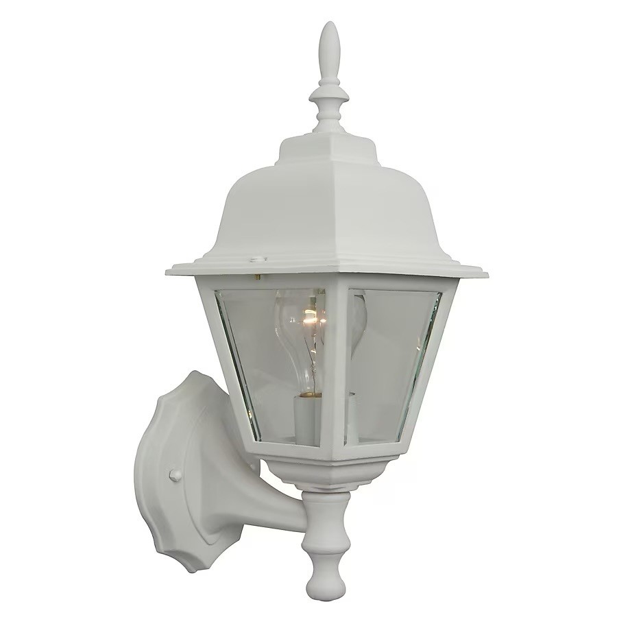 ECRAFTMADE STRAIGHT GLASS TEXTURED OUTDOOR WALL MOUNT LIGHT FIXTURE Z150-04