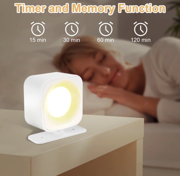 LIGHTESS White Wall Sconces Battery Operated with Remote and Touch Switch