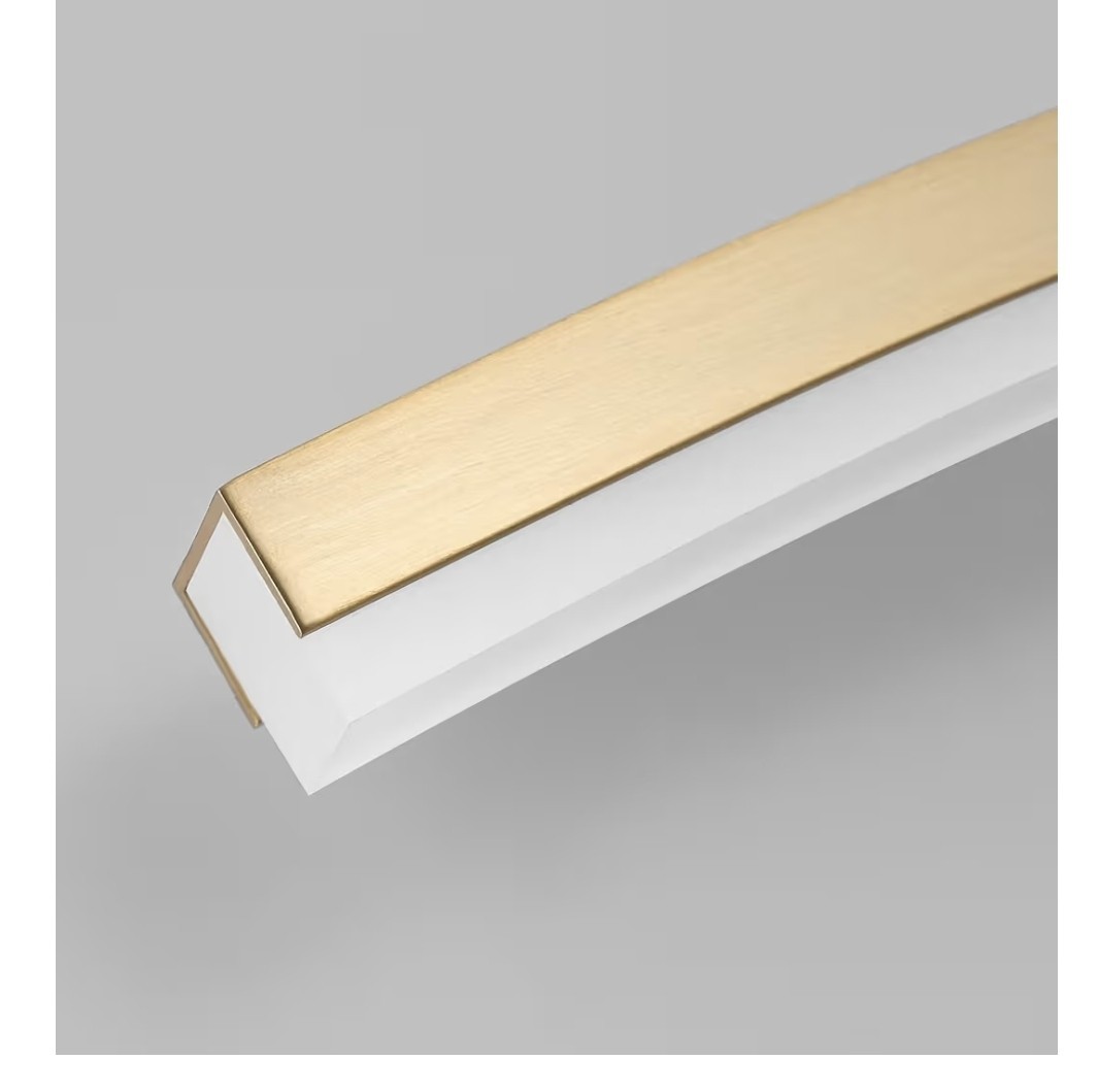 PRESDE 40 Inch Bathroom Light Fixtures Brushed Gold Vanity Light Bar LED Modern