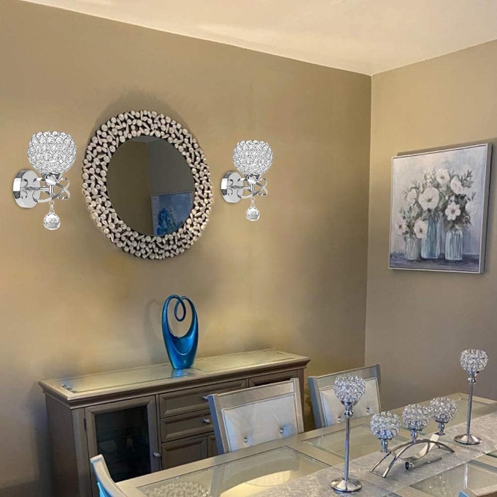 Glamorous Modern Crystal Wall Lighting – Perfect for Bedroom and Living Room