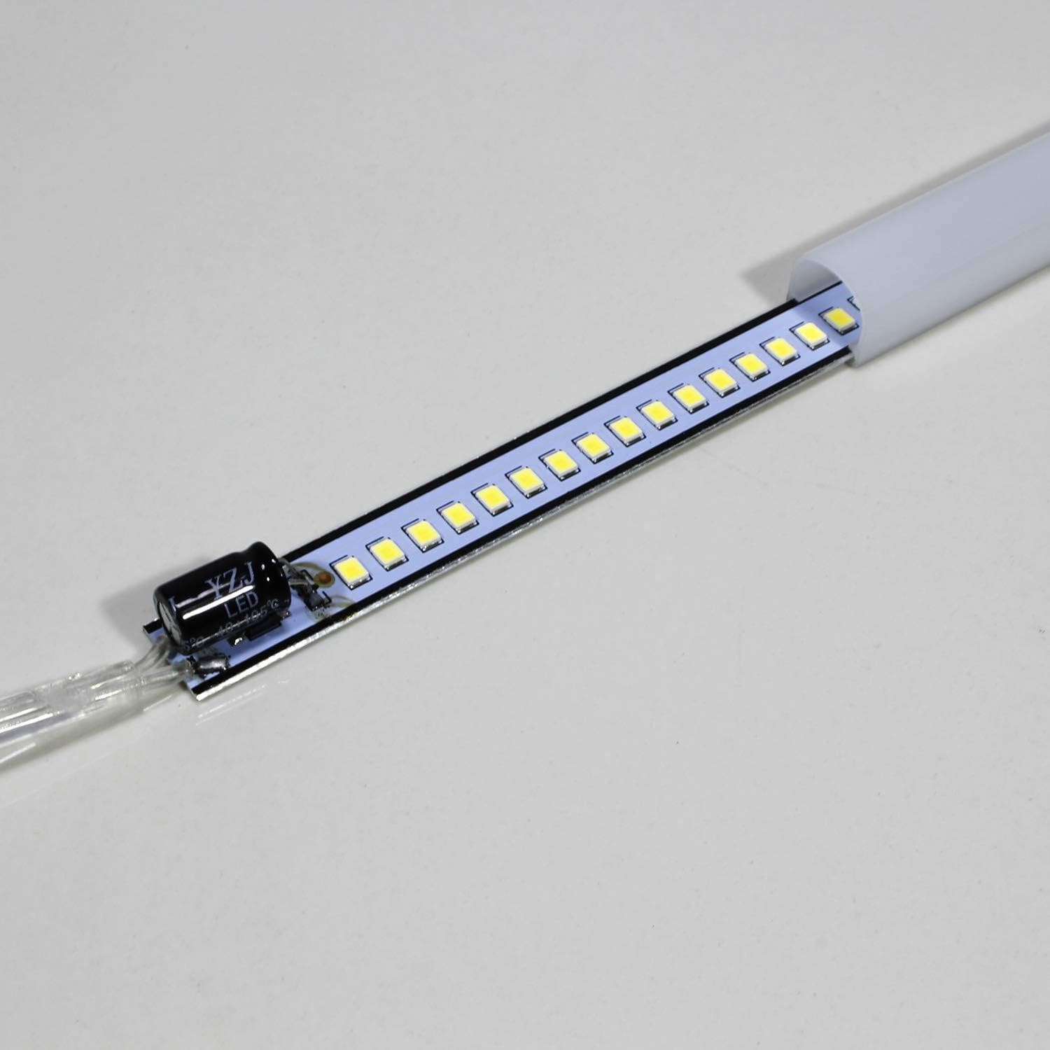 110V LED under Cabinet Lighting,17Inch LED Strip Light Bar with 6Ft Power Cord,M