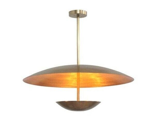 3Light Indirect Sputnik Chandelier Brass Ceiling Flushmount Light For Home Decor