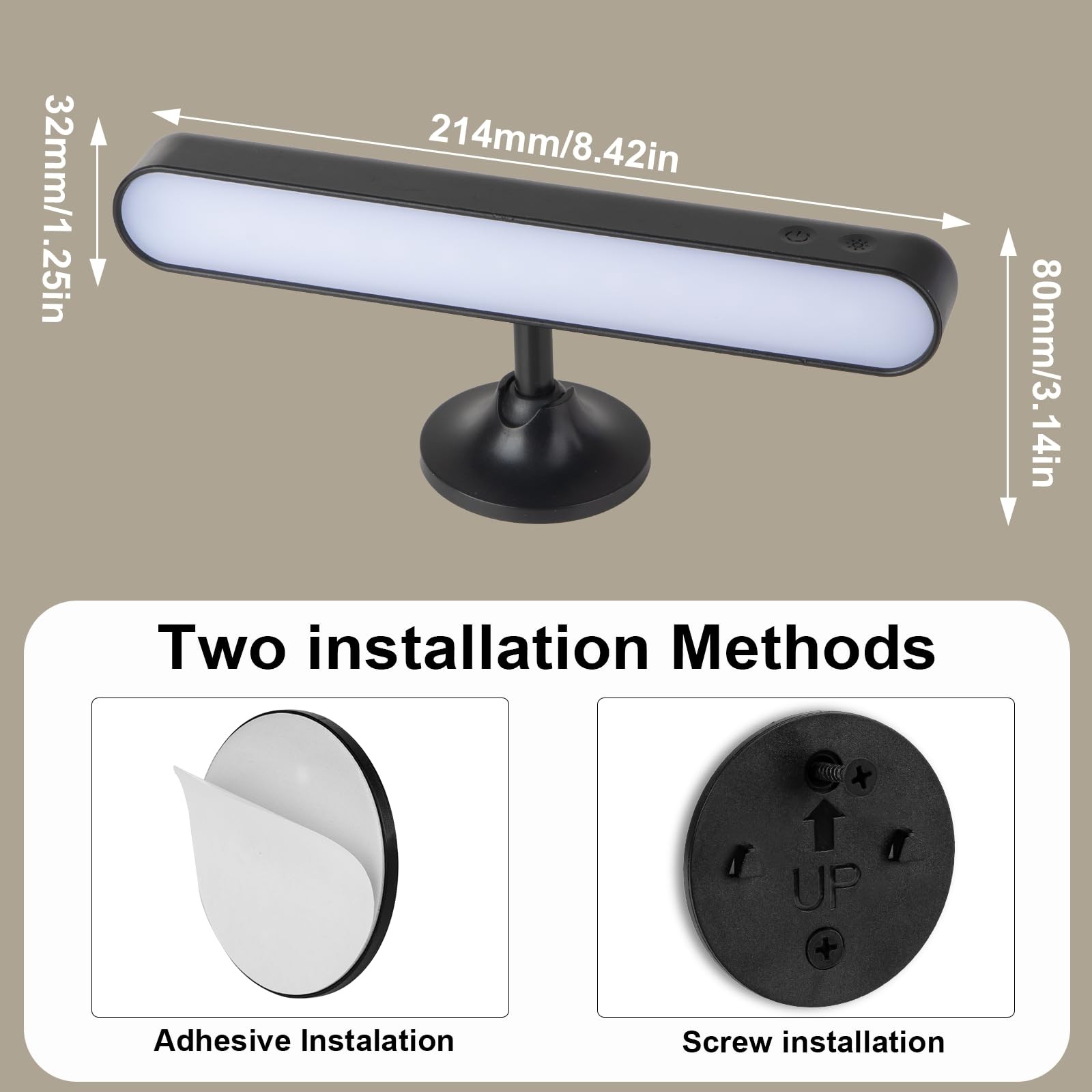 Battery Operated Wall Sconce, 7500mAh Rechargeable Wall Light for Bedroom wit…