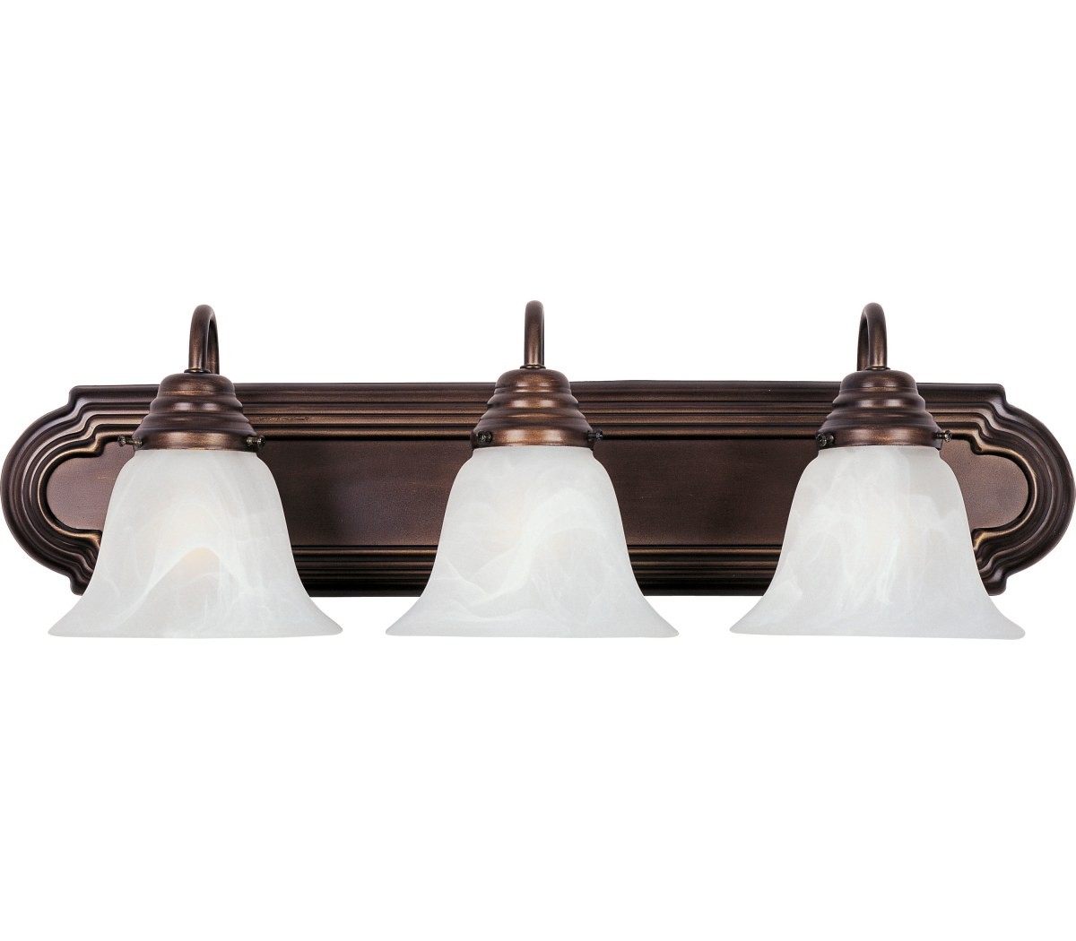 Maxim 8013MROI Essentials Vanity 3-Light 180 Total Watts, Oil-Rubbed Bronze