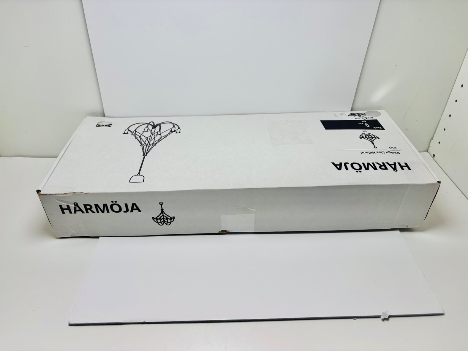 IKEA HARMÖJA Chandelier Ceiling Light Modern Hanging Fixture Silver