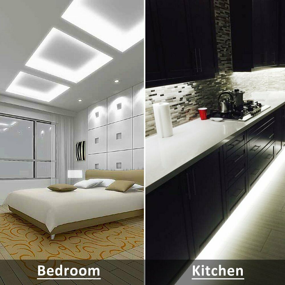 Novostella LED Strip Lights 20-40ft 6m-12m Dimmable Cold White Room Day Lights