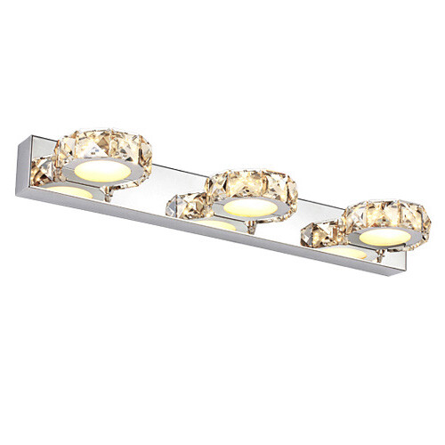 6W/9W/12W LED SMD Crystal Lamp Wall Sconces Mirror Front Light Bedroom Toilet