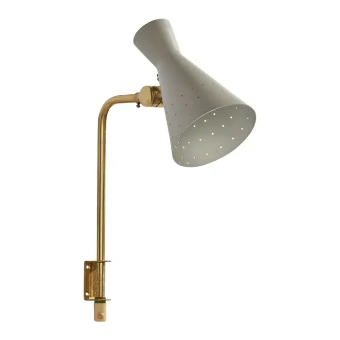 Colombocreationz, Wall Light, Brass, Metal, India, 1950s