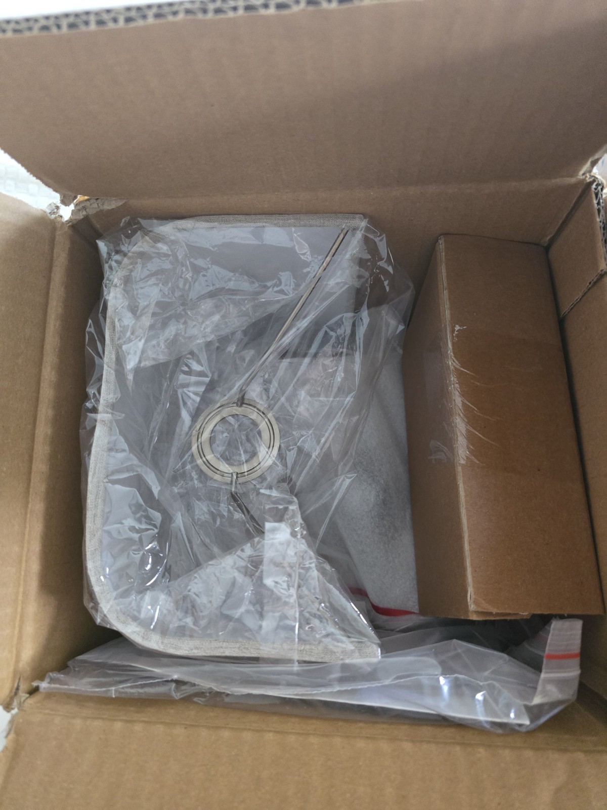 Aleena Sconce (10″) – Set of 2 – Bronze Base & Linen Shade – NEW – open box