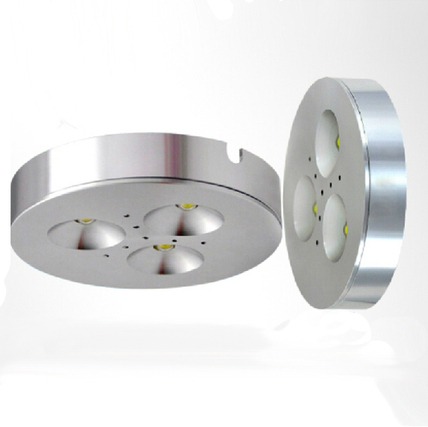 3W Kitchen LED Under Cabinet Lighting Showcase Light Kit Puck Spot Lamp Bulbs