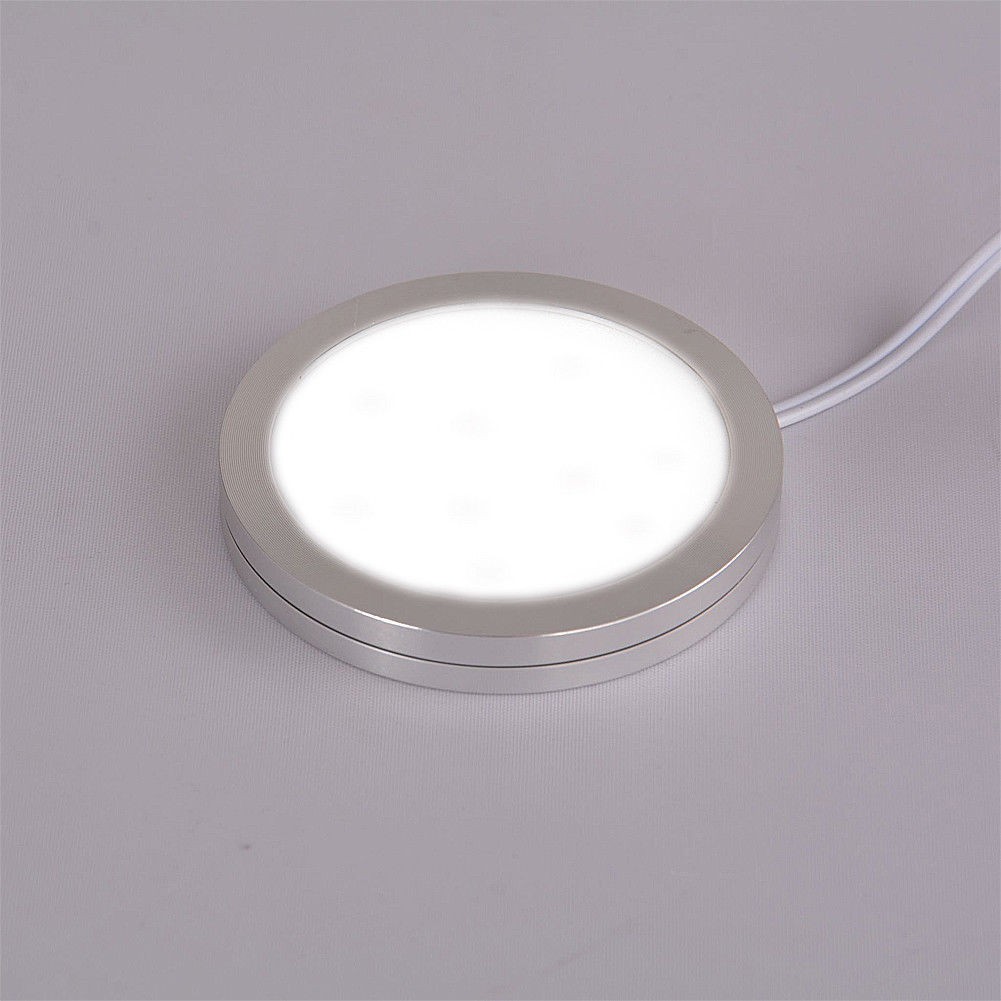 LED Under Cabinet Lighting Kitchen Counter Closet Puck Light Lamp 4/8/12Pack Kit