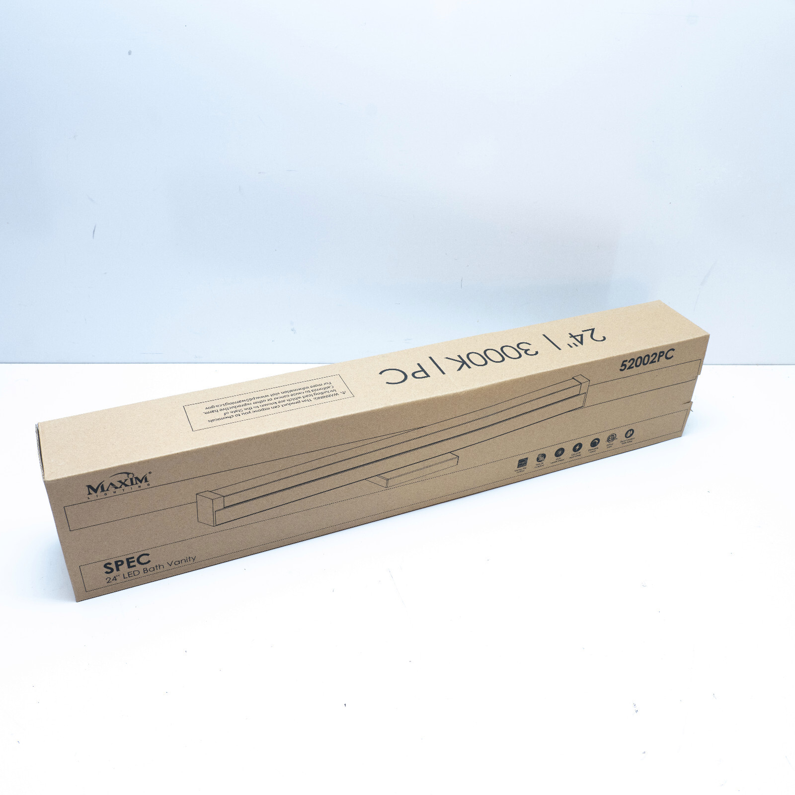 OPEN BOX: Maxim Lighting Spec Vanity-Bath Vanity, 20W, Chrome – MX52002PC