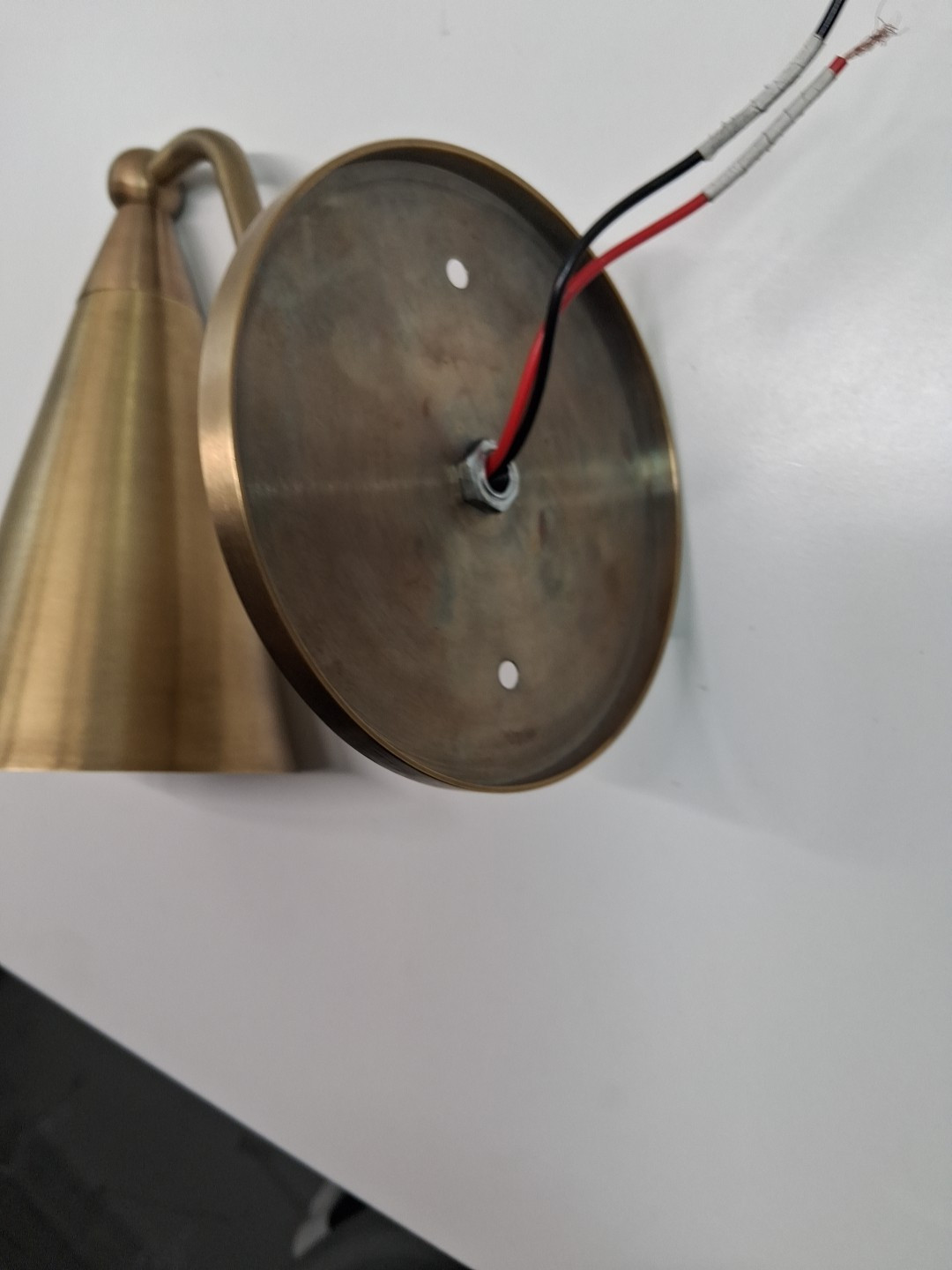 Regal Nauticaz Modern Mid Century Wall Lamp, Raw Brass Sconce Light Fixture, Han