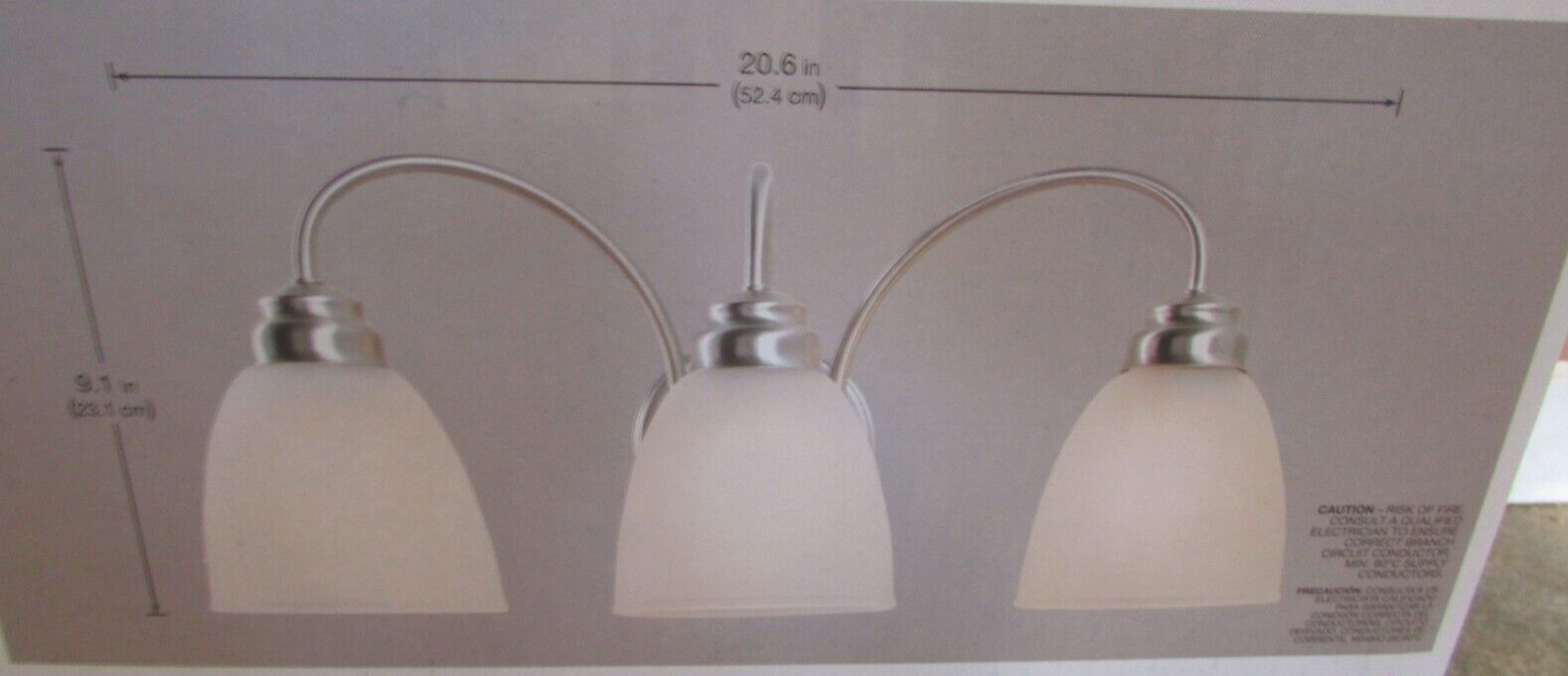3 FROSTED GLOBE SILVER VANITY WALL SCONCE LIGHT