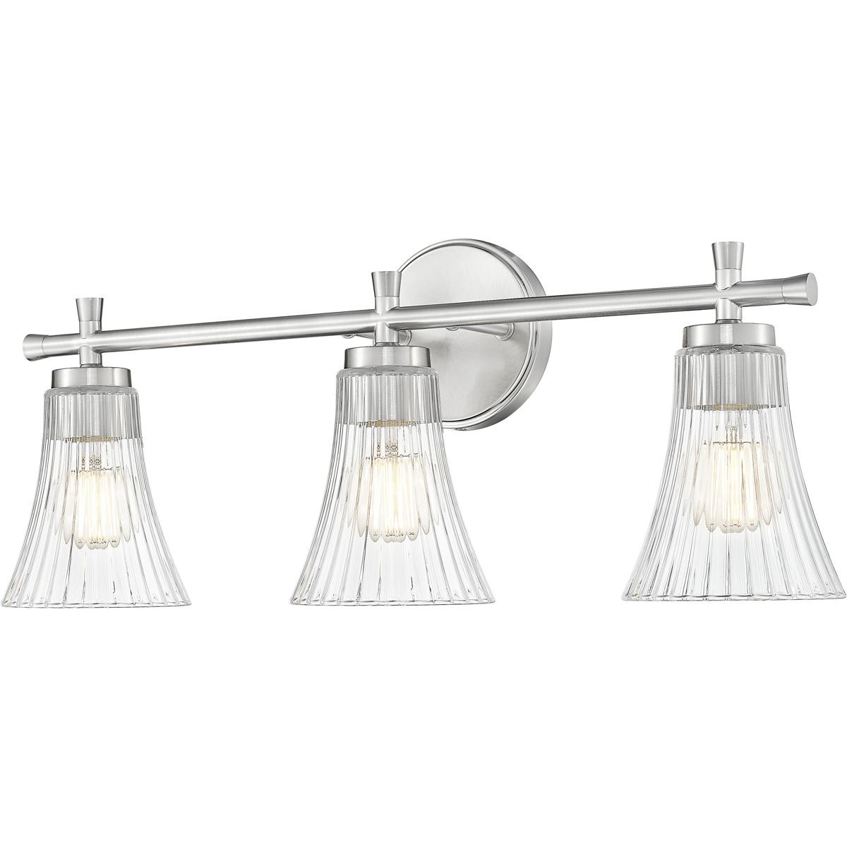 Z-Lite 7519-3V-BN Belle Bathroom Vanity Light Brushed Nickel