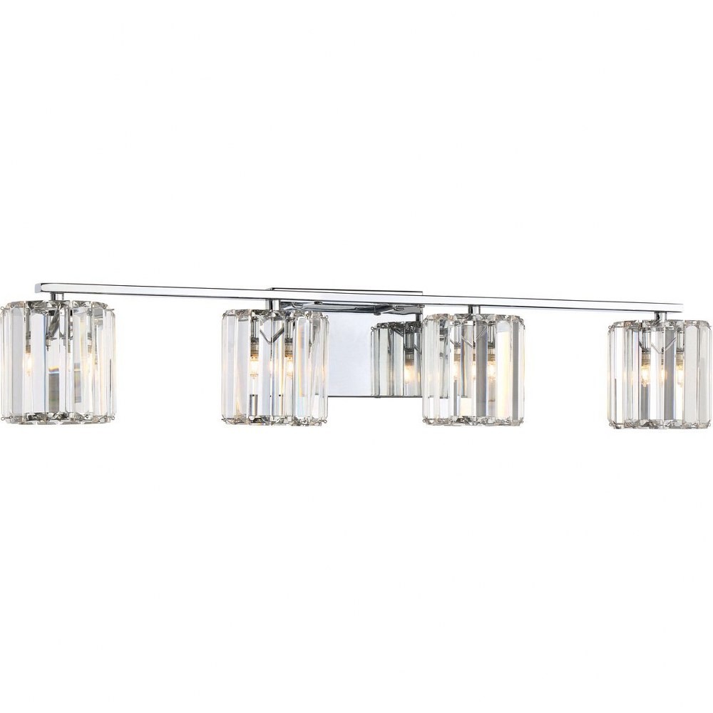 Divine 4 Light Contemporary Bath Vanity – 6 Inches high Bath Light Quoizel