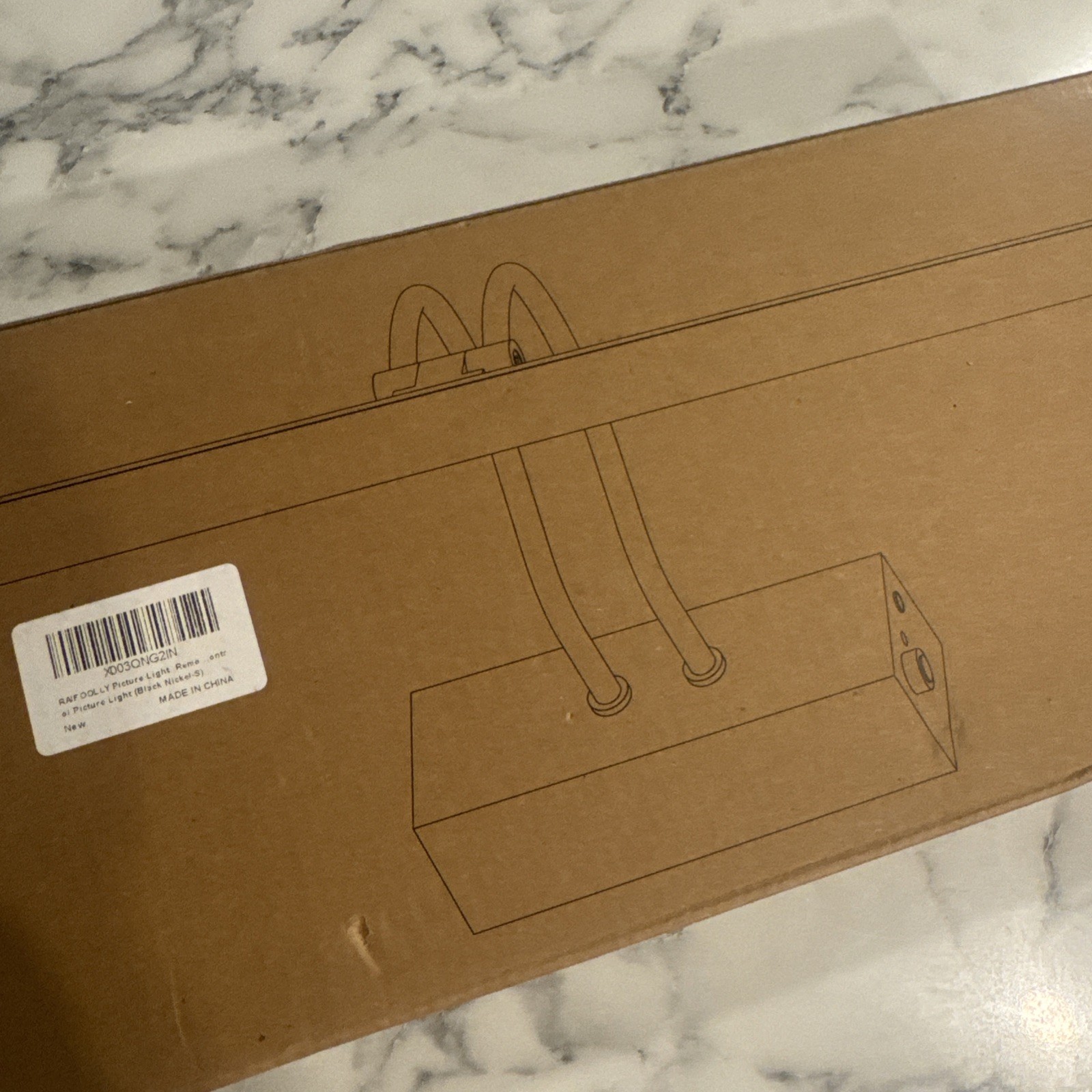 USB Rechargeable Metal Picture Light Model RF00120 New In Box; 15.7” Length
