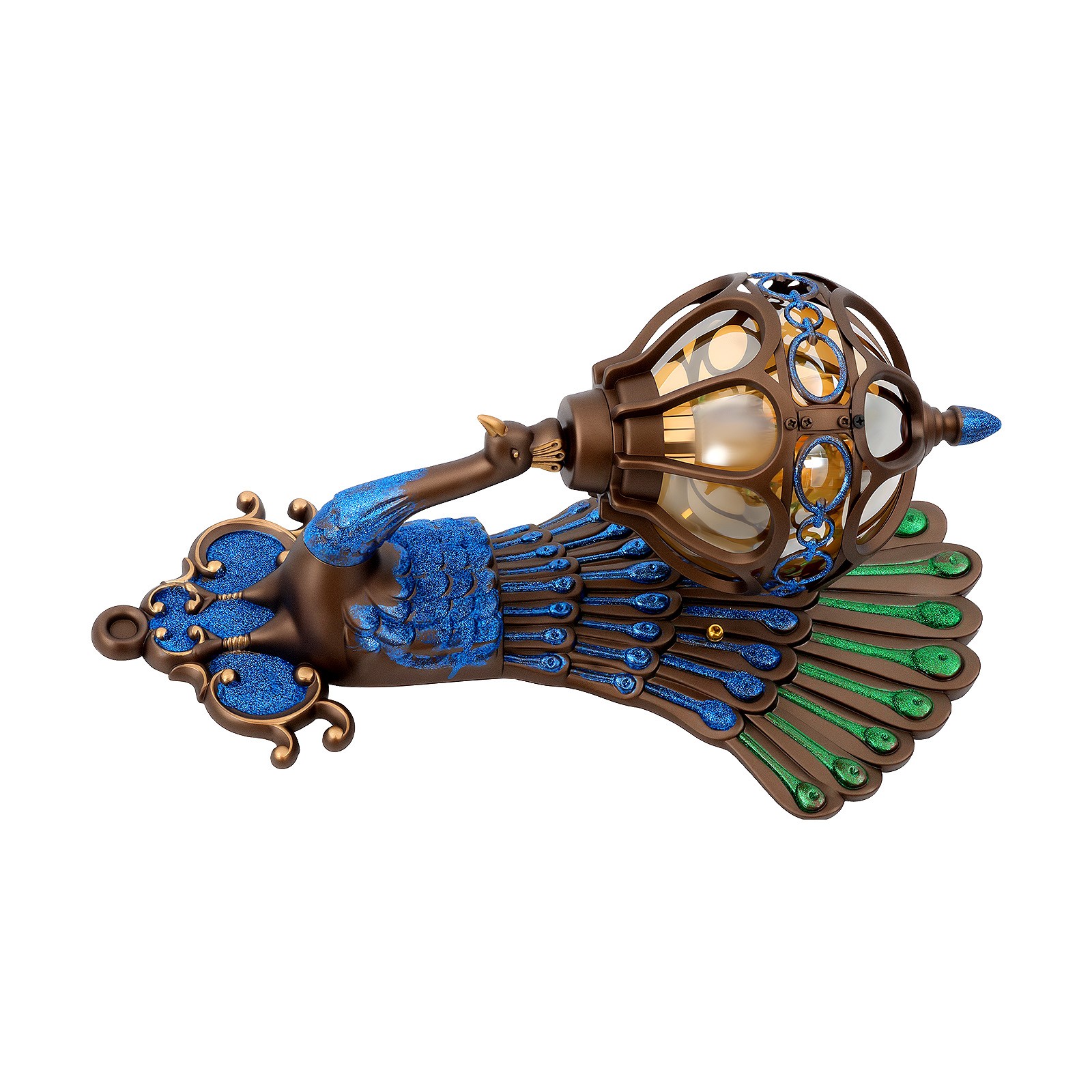 E26 Antique Vintage Peacock Wall Light Waterproof Fixture Wall Sconce Porch Lamp