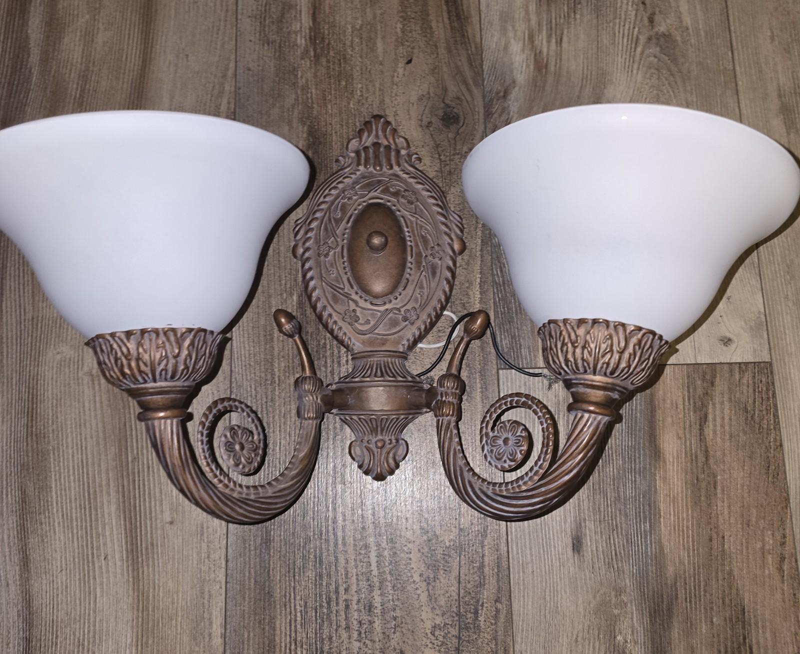 Aged Glass/Metal Sconce Wall Light Fixtures Modern/Transitional