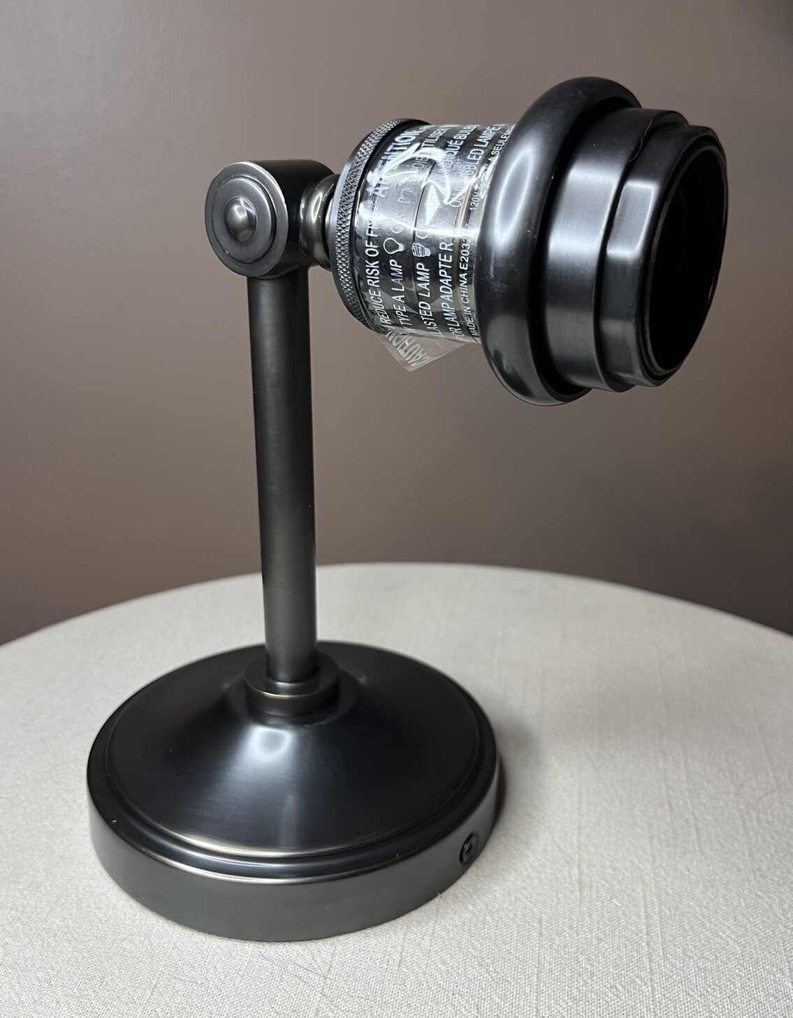 New Pottery Barn PB Classic Straight Arm Wall Sconce Single NO SHADE Bronze