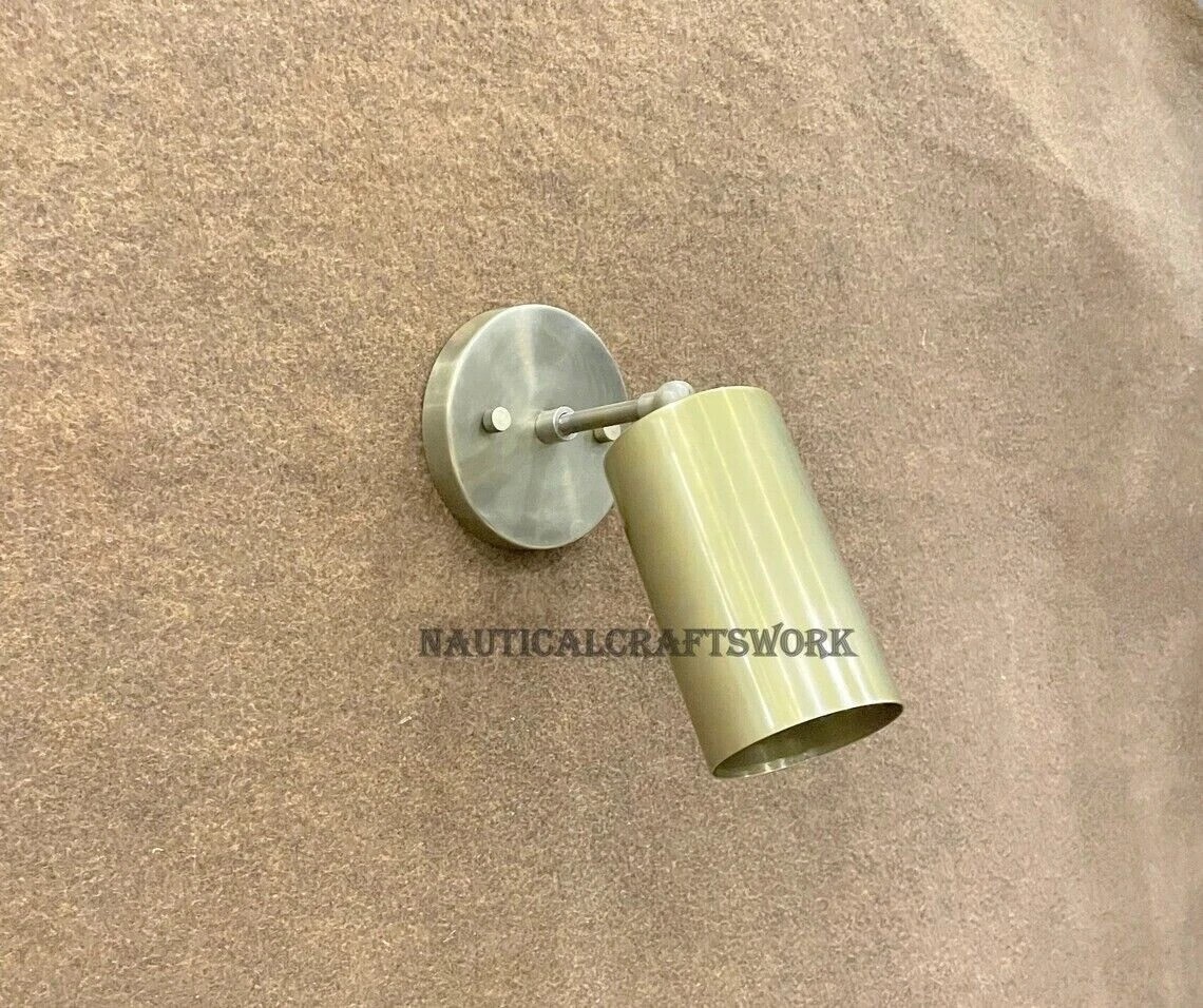 Wall Scone Lamp Raw Brass Wall Light Adjustable Mid Century Wall Scone Light