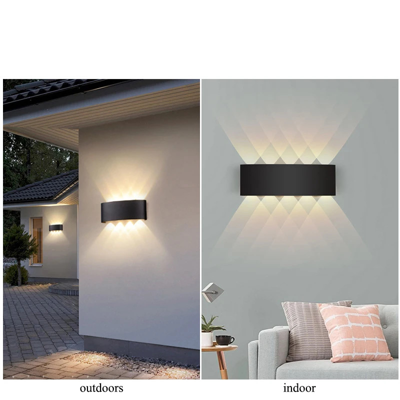 Up and Down LED Wall Lamp Waterproof Interior Wall Light For Bedroom Living Room
