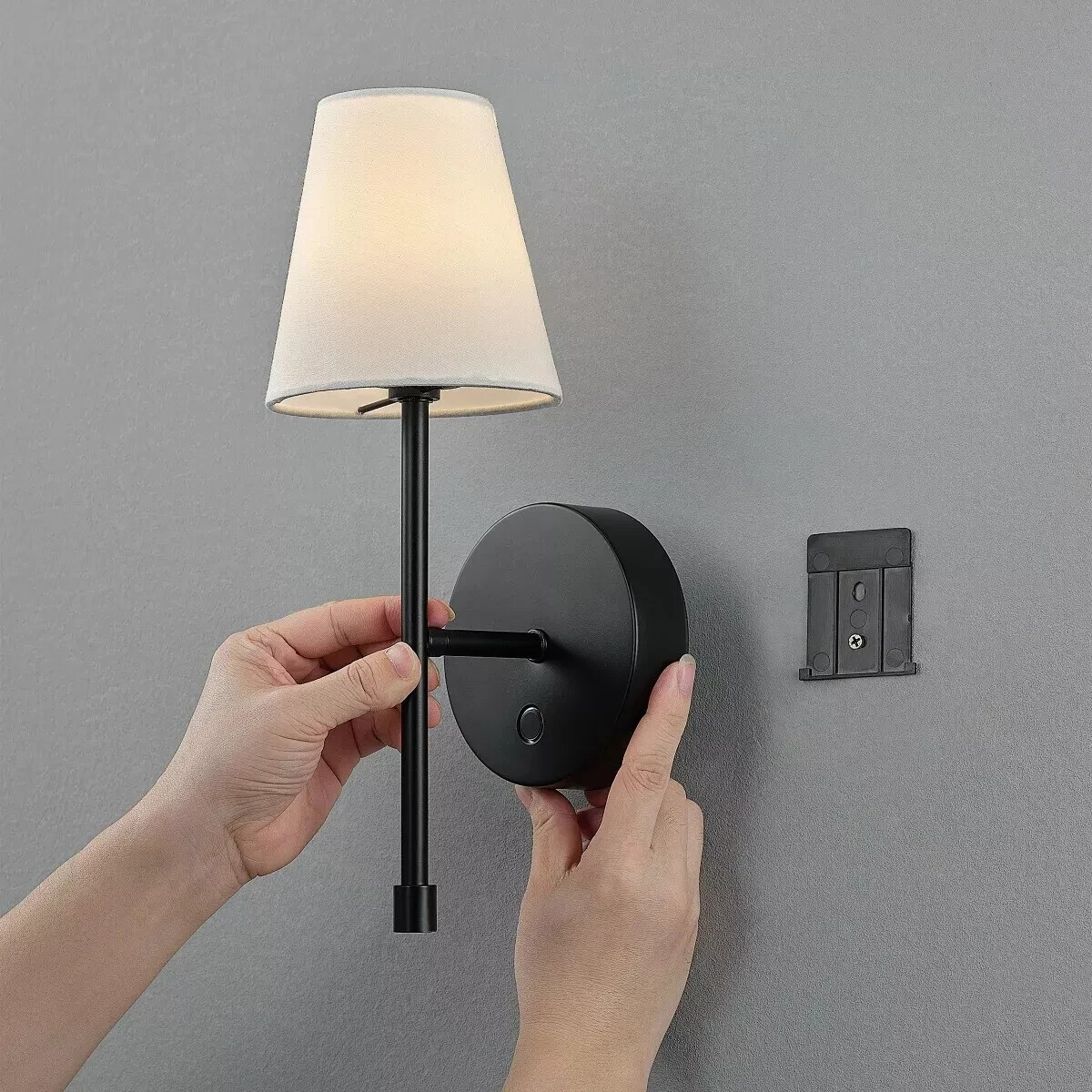 Globe Electric Wireless Rechargeable LED Integrated Wall Sconce (2 Pack) OB