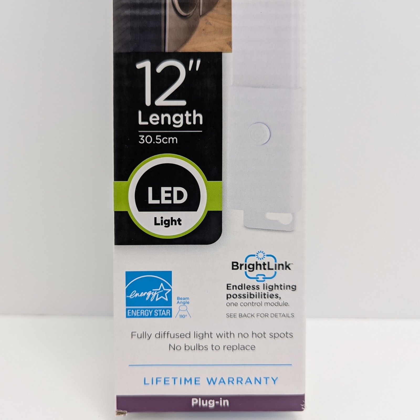 Jasco Enbrighten LED Plug-In Linkable Light Fixture 12″ 355 Lumens 3000K