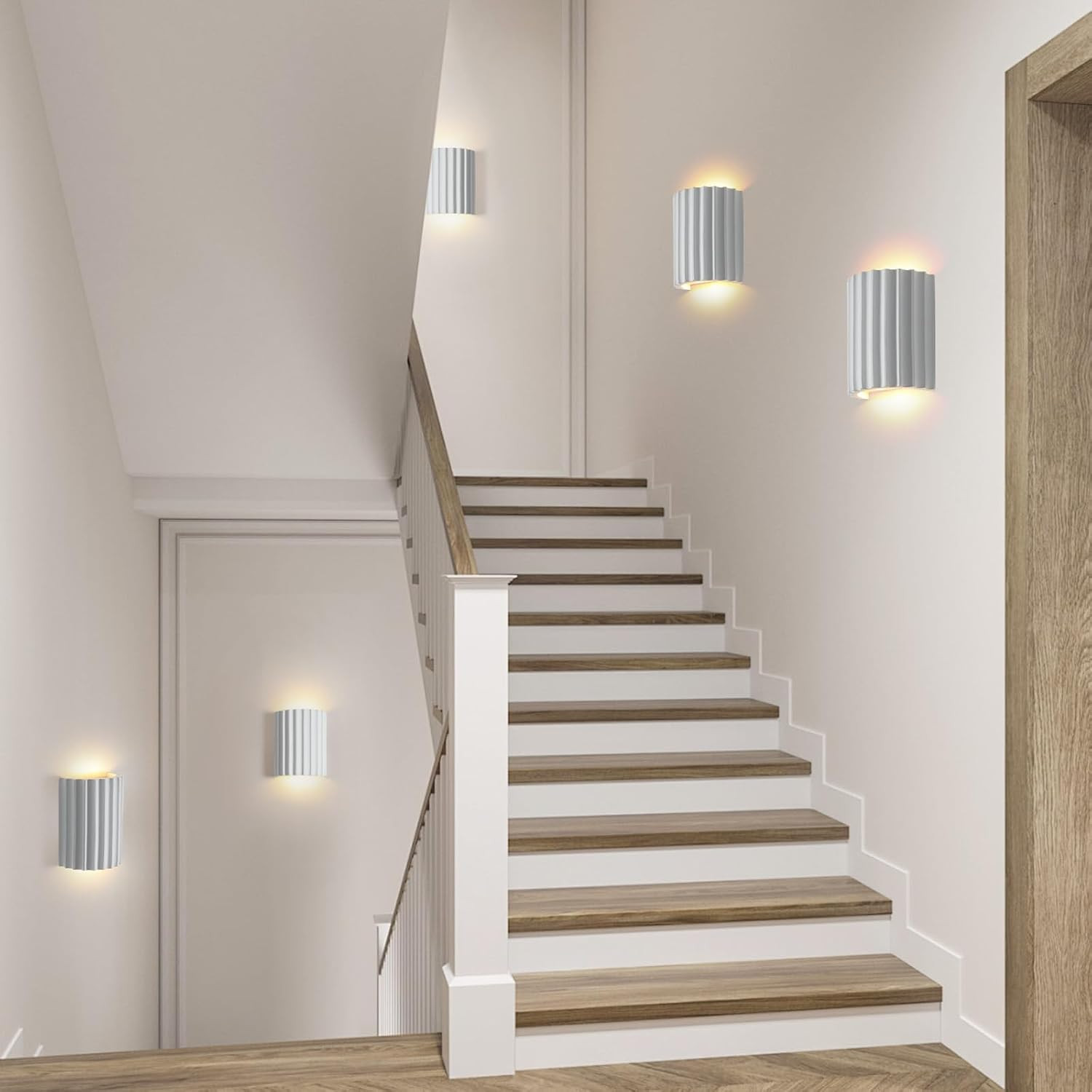 Modern LED Wall Sconce Up & Down Light for Living Room, Bedroom, Hallway