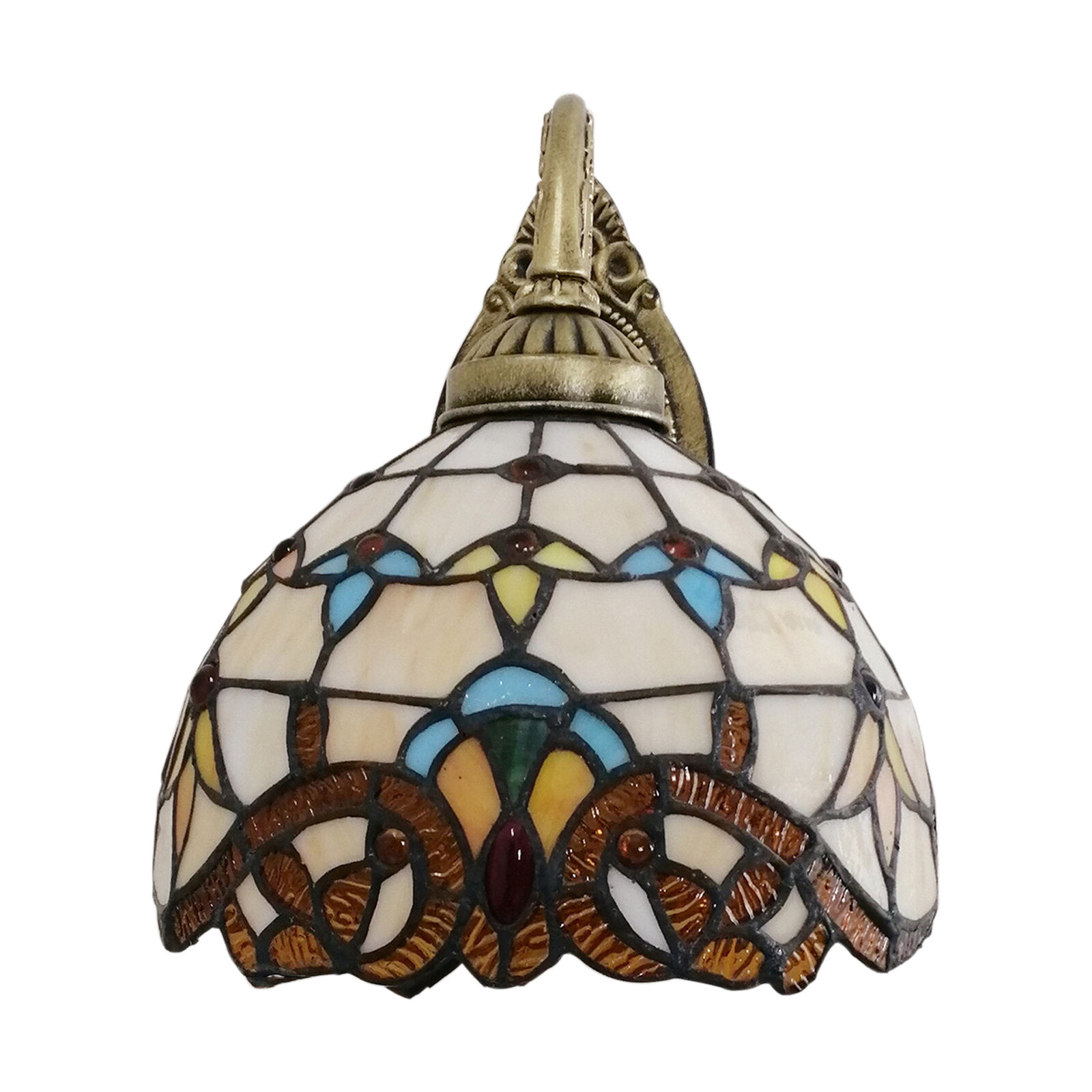 Tiffany Style Wall Sconce Stained Glass Light Art Deco Fixture Wall Mount Lamp