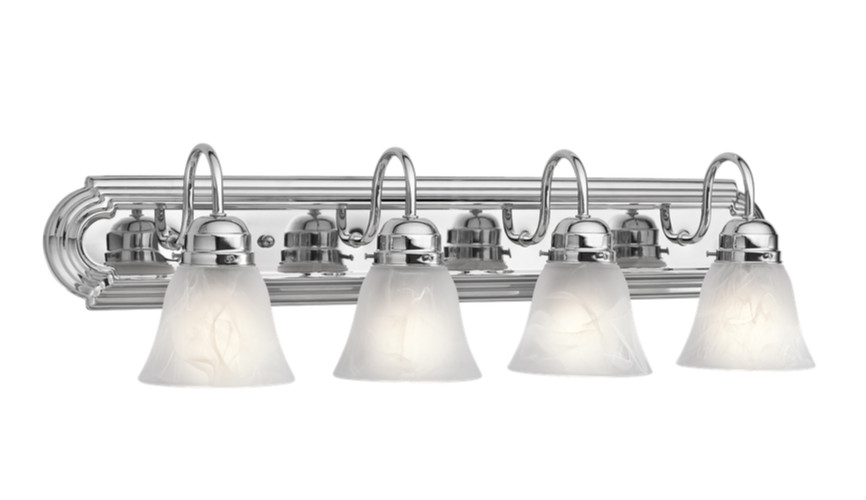 Kichler 5338 CH 4-Light Bath Vanity Fixture POLISHED CHROME NEW IN BOX