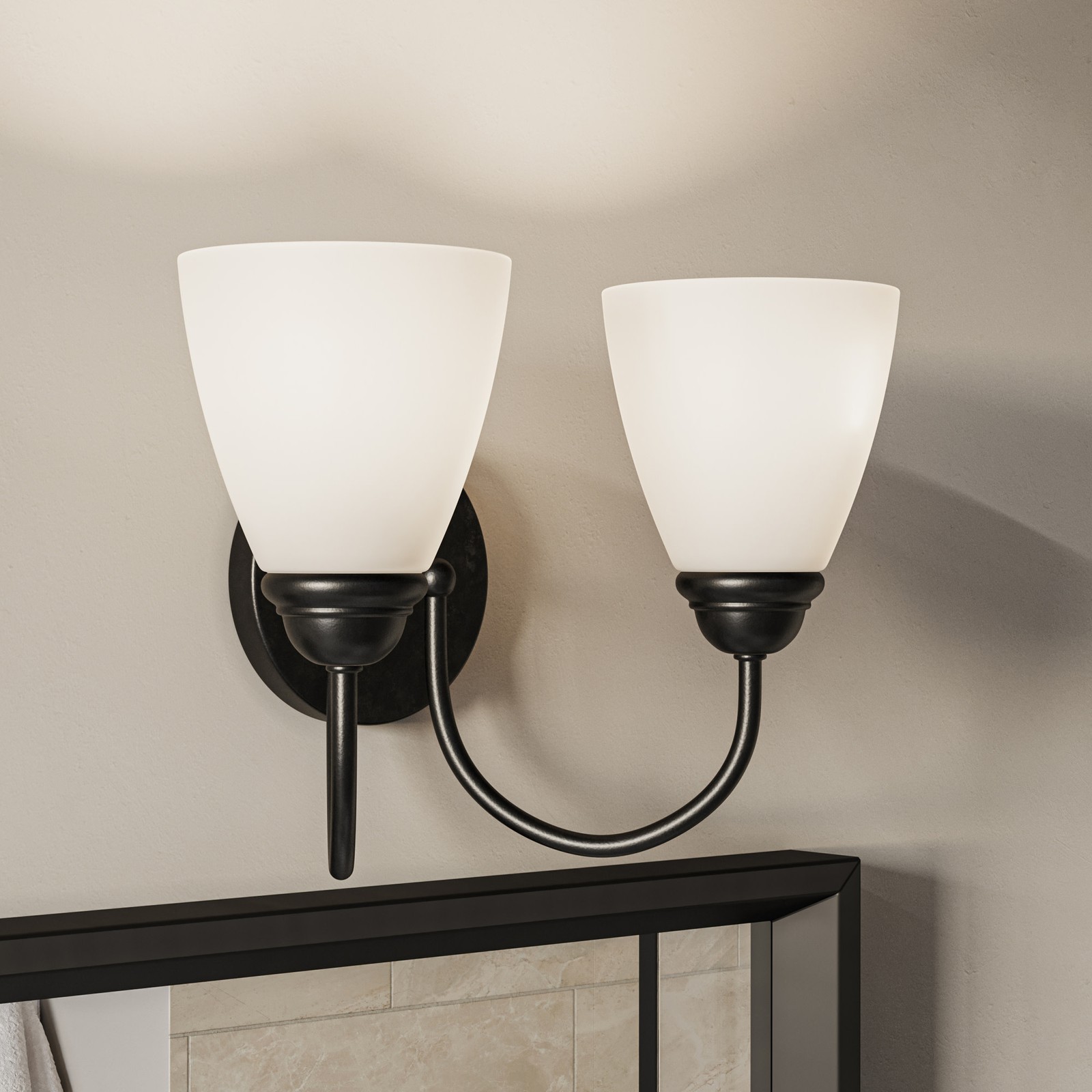 Kichler 45638 Jolie 2 Light 13″W Vanity Light