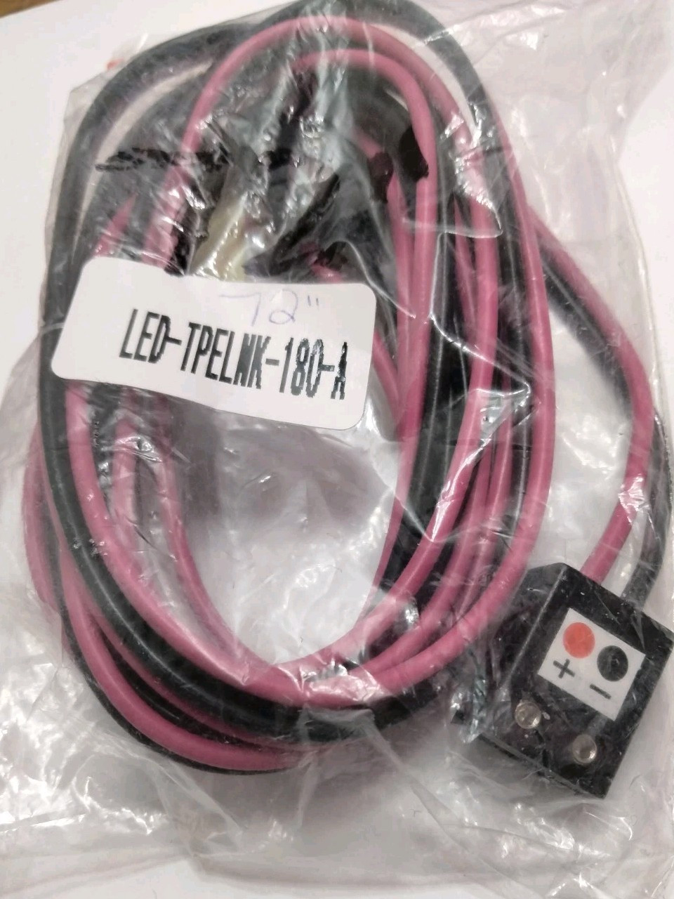 Tresco LED-TPELNK-180-A 72 Inch FlexTape Link Cord – Red/Blk Incl FREE Shipping.