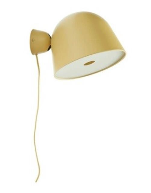 Woud 130007 Kuppi wall lamp 2.0 mustard, painted metal (smooth surface)