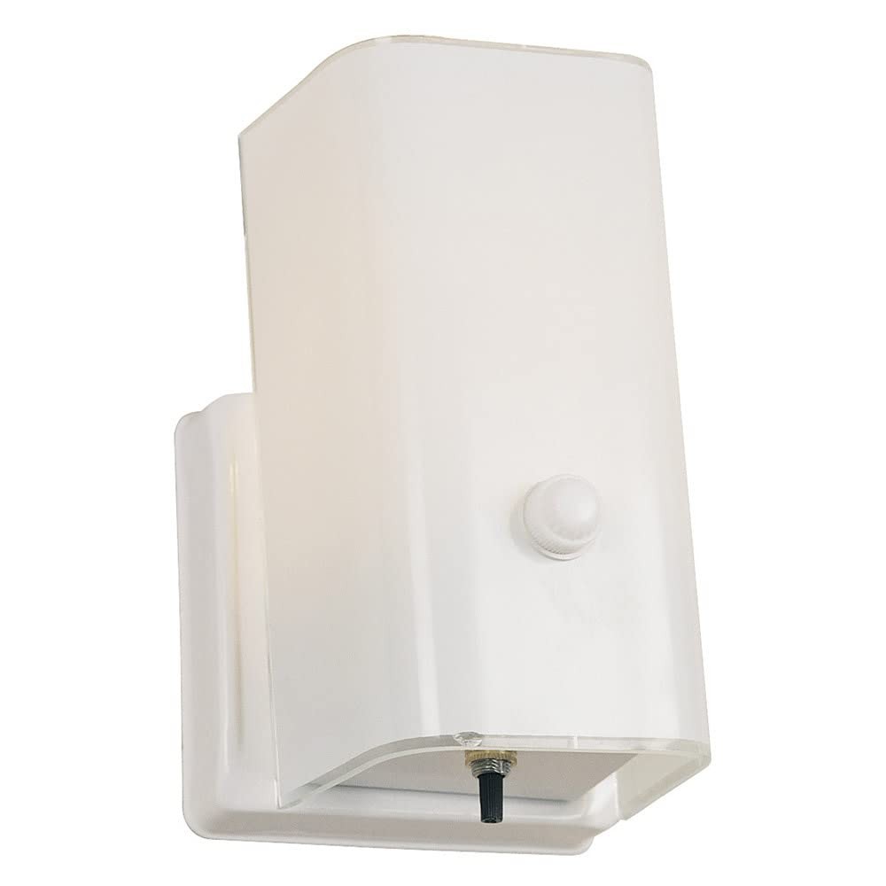 501130 Wall Sconce And Switch In White 1light
