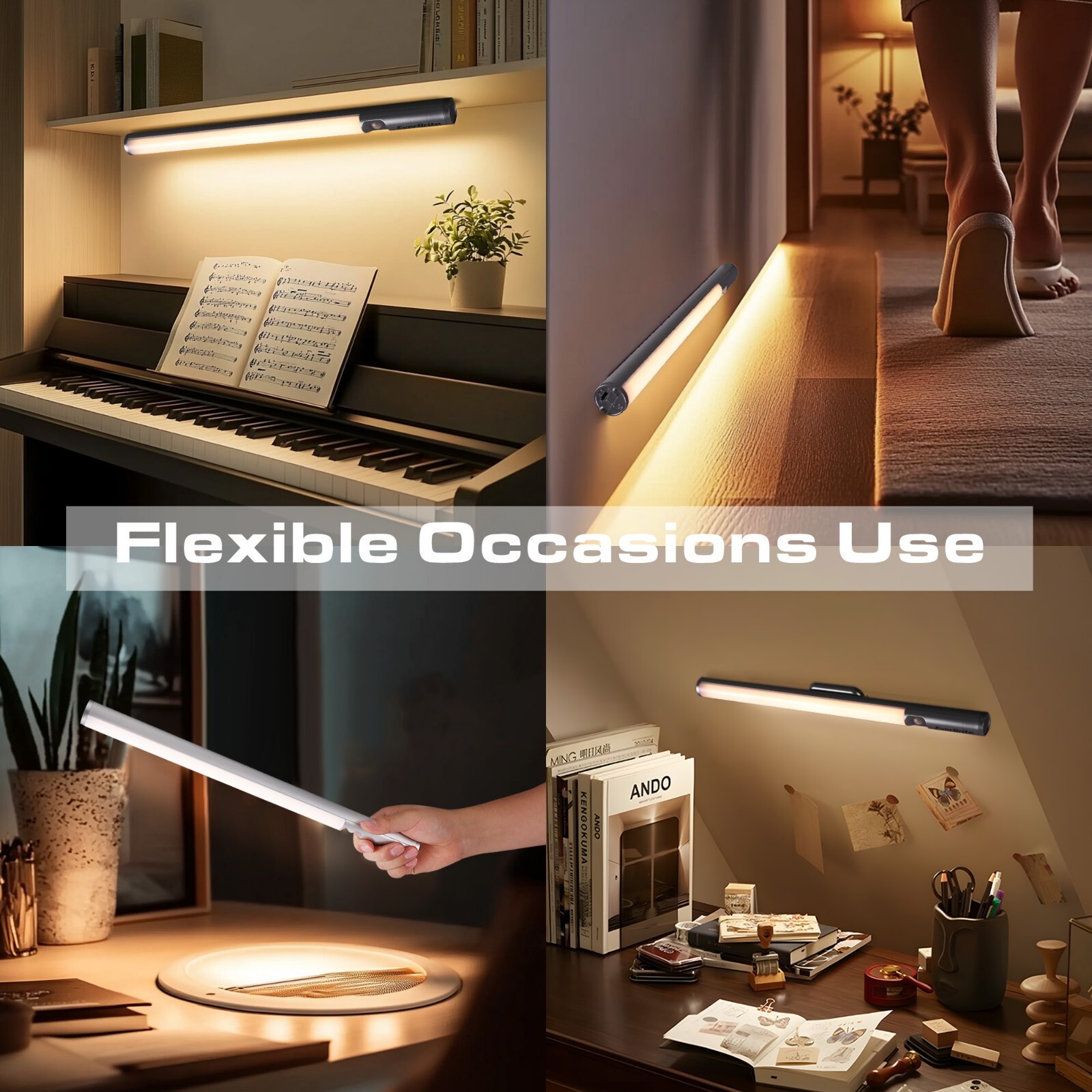 Under Cabinet Lighting Remote Control Motion Sensor 3 Color Temperatures