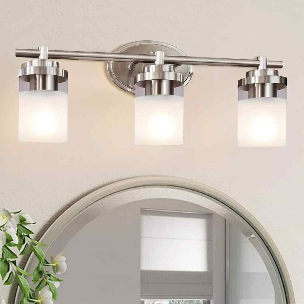 Cedar Hill 3-Light Silver Vanity Light 412305