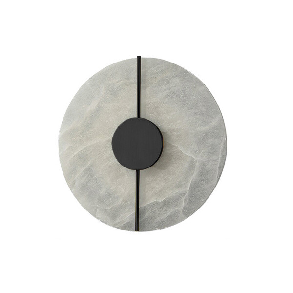 12W LED Marble Stone Wall Sconce Lamp Living Room Round Light Fixture SMD 2835