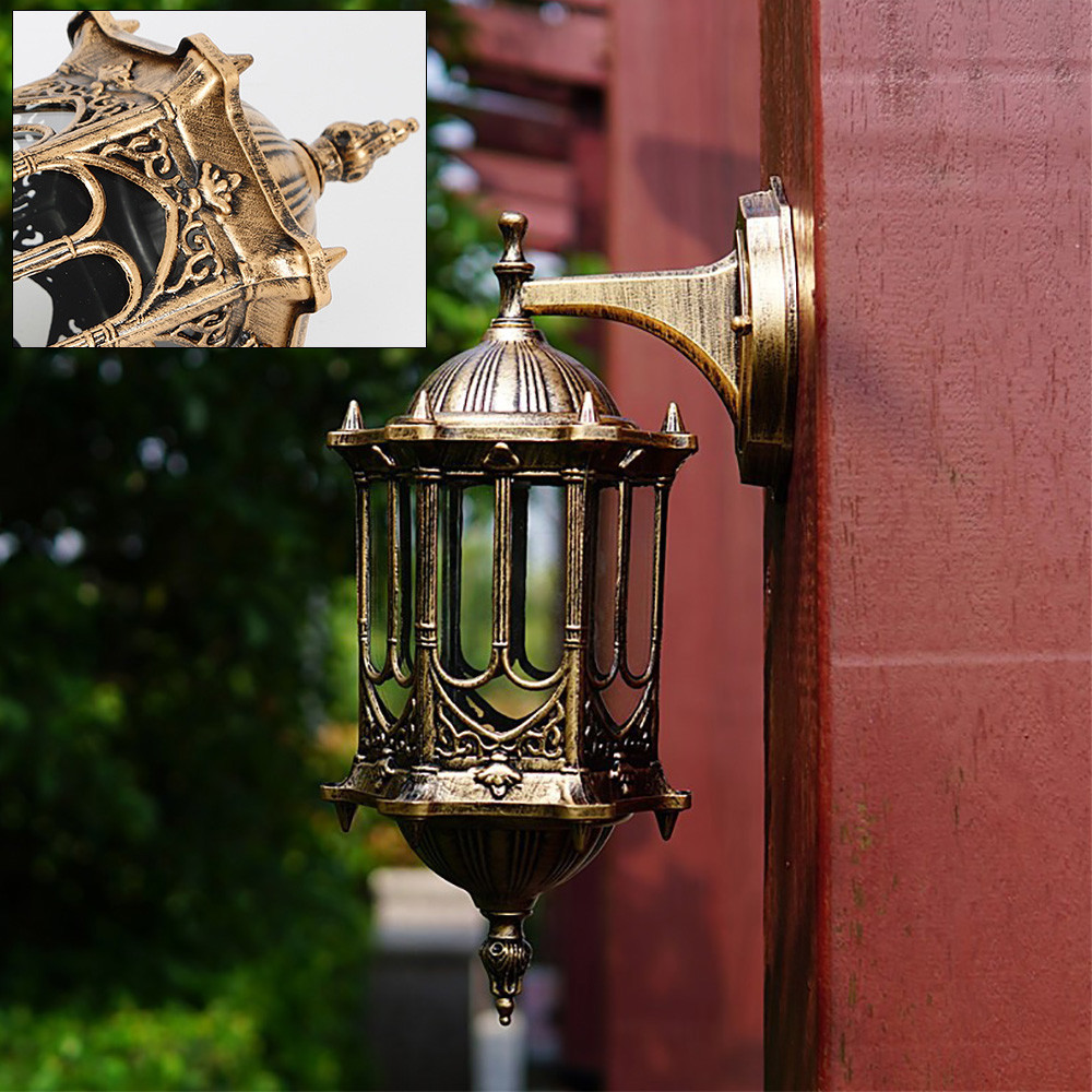 Antique Outdoor Wall Light Lamp Fixtures Exterior Sconce Waterproof Porch Light