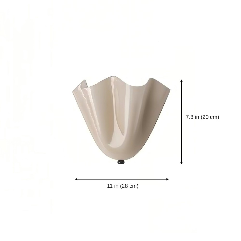 French Retro Glass Floral Shape Wall Sconce Home Art Deco Wall Light Living Room