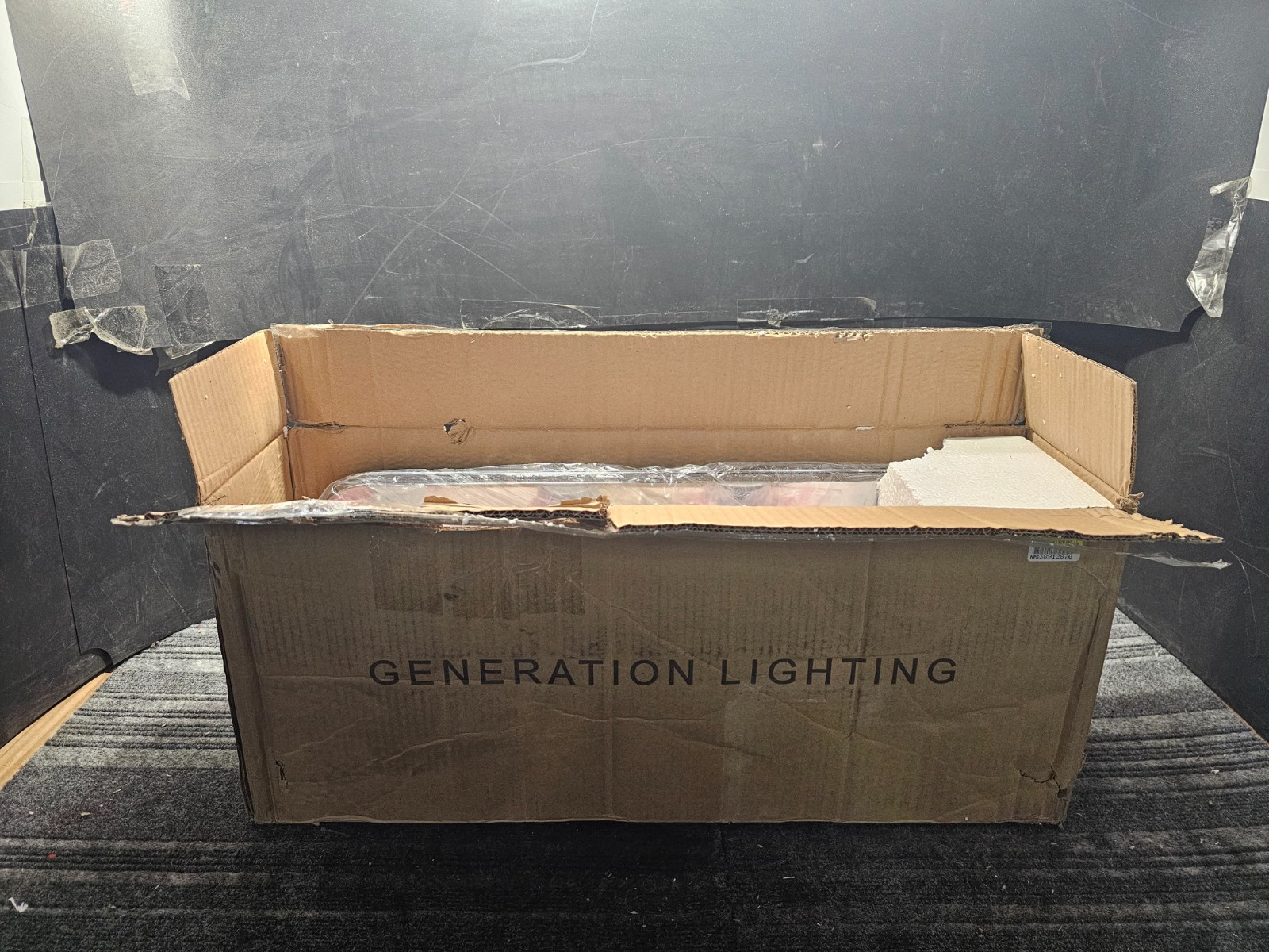Generation Lighting Windom 24.38in 4 Light Polished Chrome Bathroom Vanity light