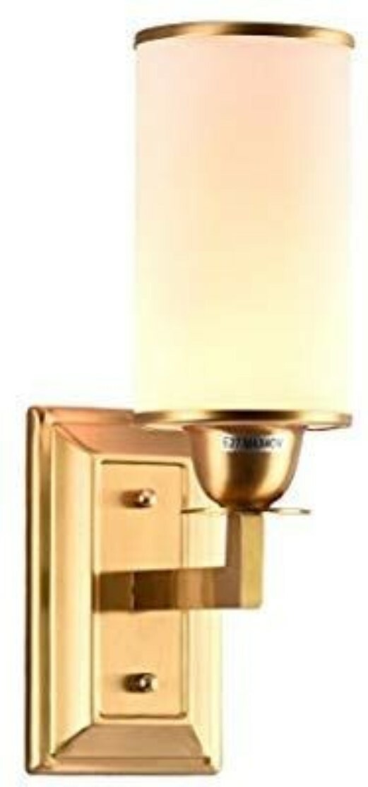 Modern Wall Light Indoor Brass Sconce Fixture for Bathroom Bedroom Living Room