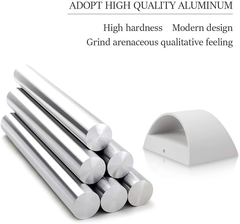 Modern Aluminum Wall Sconce Duo – Energy-Efficient LED Lighting for Rooms