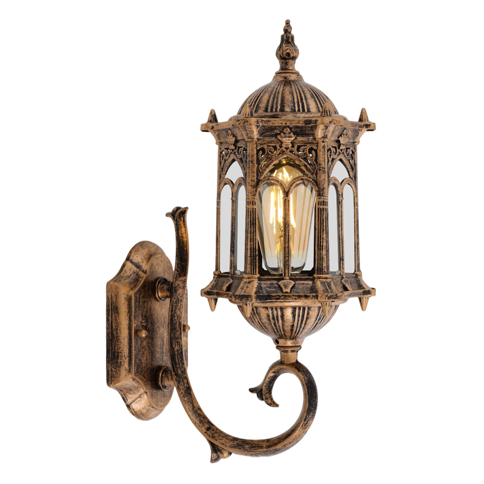 110-240V Wall-mounted Light Fixture, Vintage Wall Lamp, Antique Bronze Wall Lamp