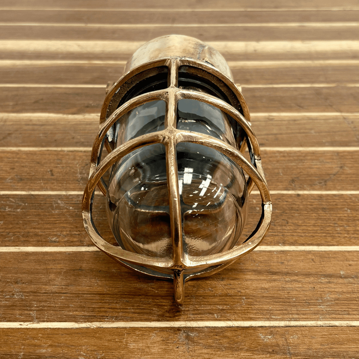 Pauluhn Salvaged Brass Bulkhead Light Nautical Made in USA